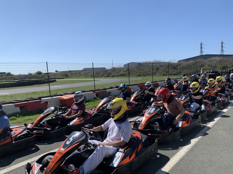 Photo sortie karting team building